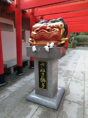 田村神社の狛犬