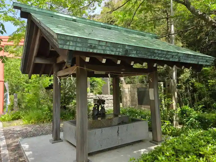 小名浜鹿島神社の手水舎