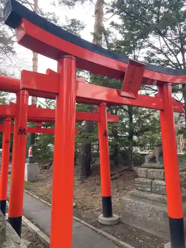 富良野神社の鳥居