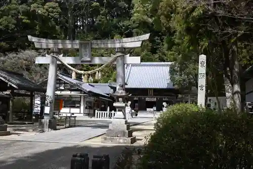 八幡神社松平東照宮の鳥居