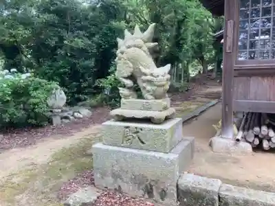 當田八幡神社の狛犬
