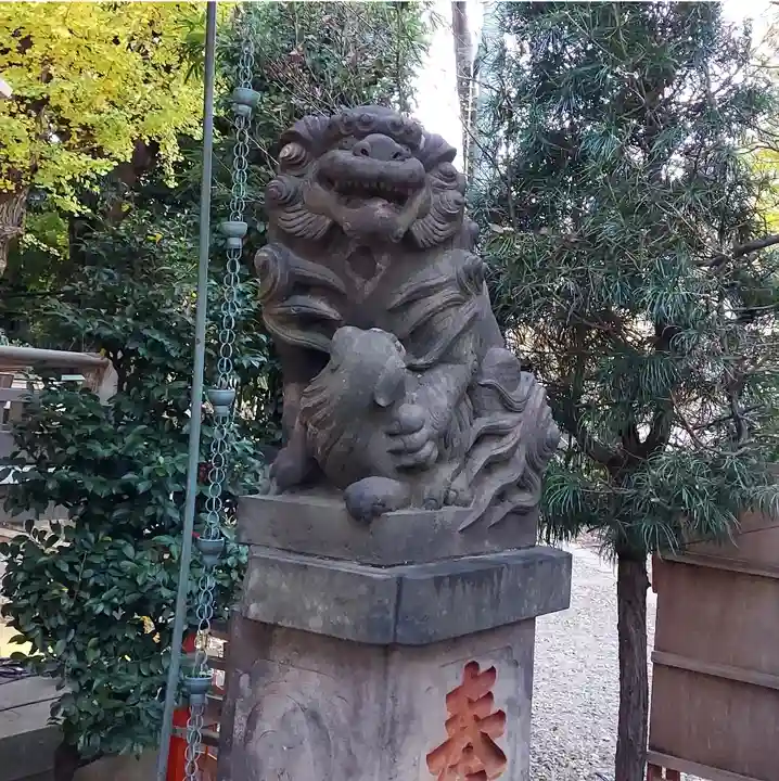 上目黒氷川神社の狛犬