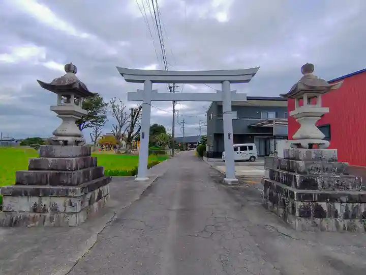 八劔社(竹腰)の鳥居