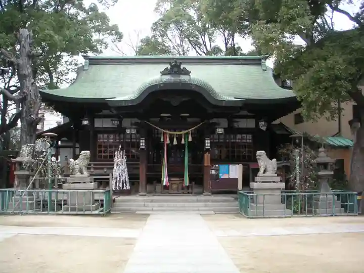 海老江八坂神社の本殿・本堂