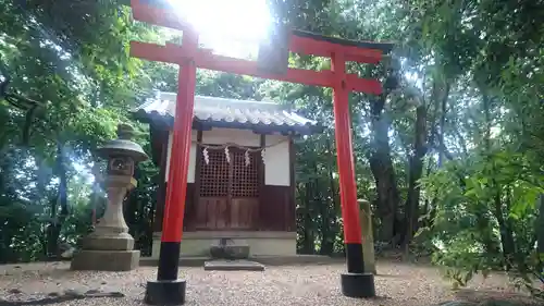 神奈備神社（龍田大社末社）の鳥居