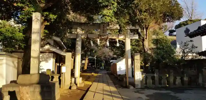 諏方神社の鳥居