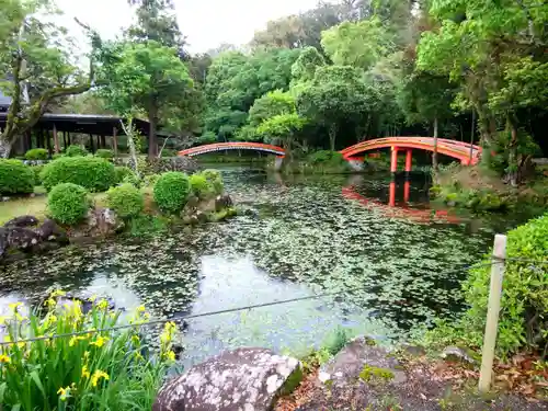 宇佐神宮の庭園