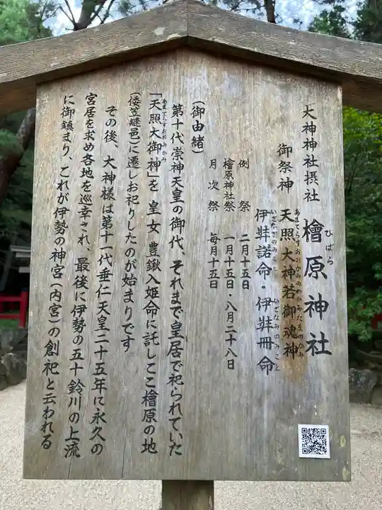 檜原神社(大神神社摂社)の歴史