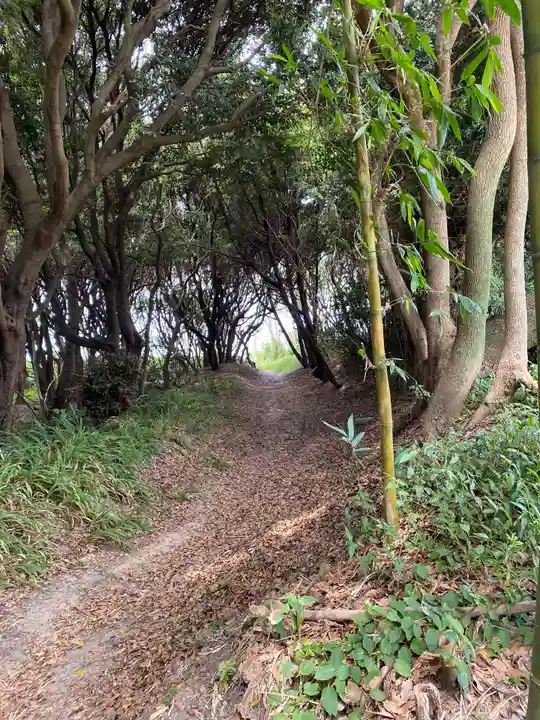 年毛神社の周辺