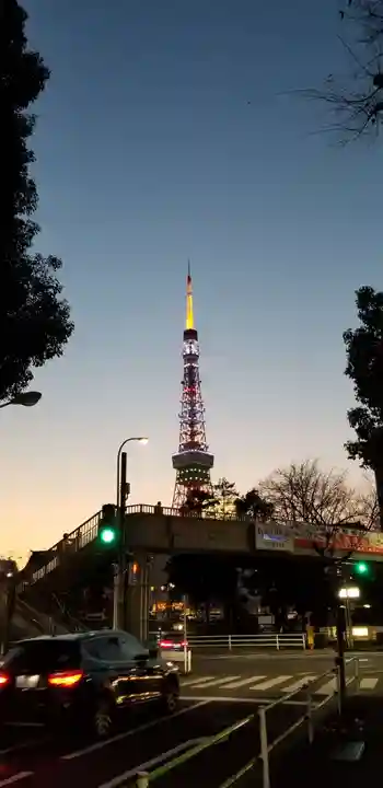 芝大神宮の周辺