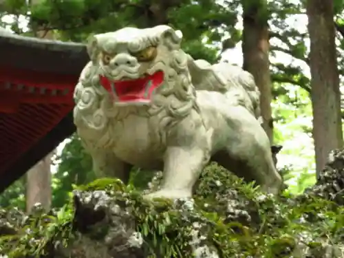 富士山東口本宮 冨士浅間神社の狛犬