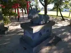 神明社・小河天神社合殿の狛犬