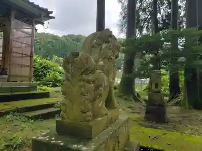 白山神社の狛犬