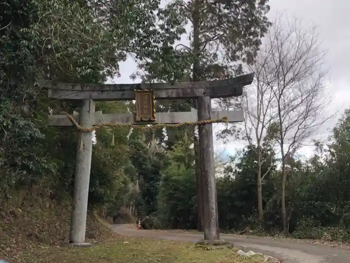 請田神社の鳥居