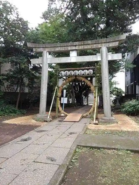 下高井戸八幡神社の鳥居