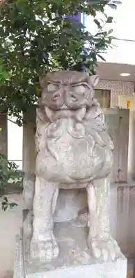築土神社の狛犬