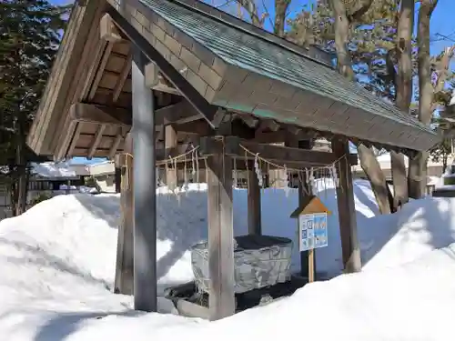 新琴似神社の手水舎