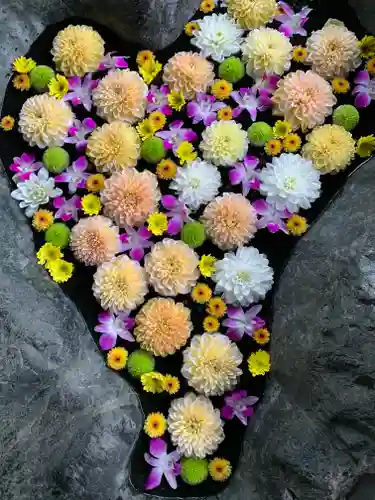 月寒神社の手水舎
