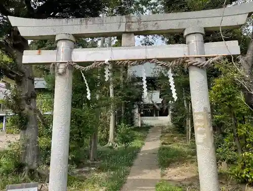 青麻神社の鳥居