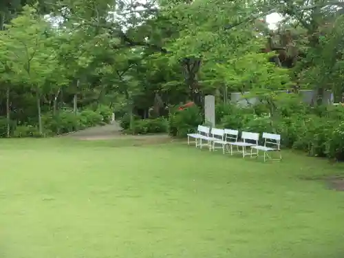 茨城縣護國神社の庭園