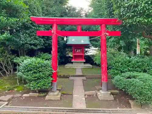 峯ヶ岡八幡神社の鳥居