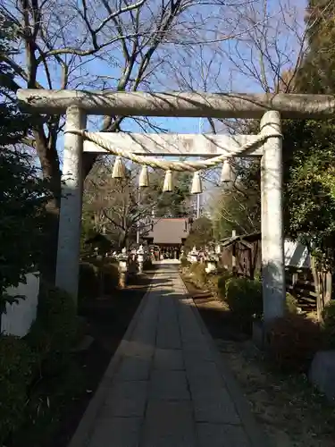 長宮氷川神社の鳥居