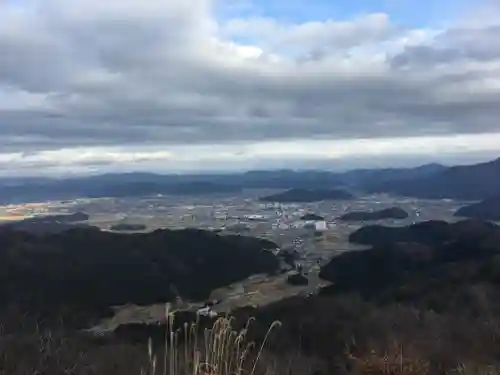 大虫神社（鬼ヶ嶽山頂）の景色