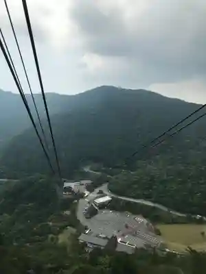 鶴見山上権現一の宮の景色