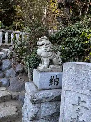 銭洗弁財天宇賀福神社の狛犬