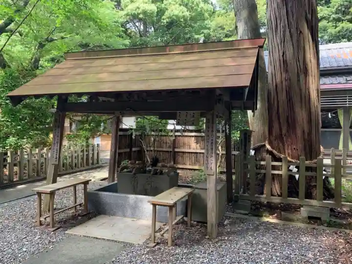 鎌田神明宮の手水舎