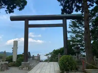 大山阿夫利神社の鳥居