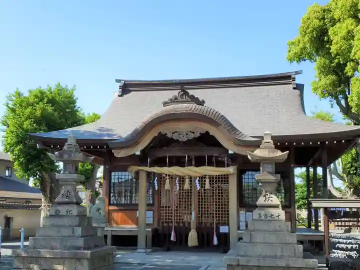 早川神社の本殿・本堂