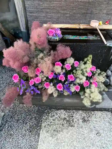 上尾御嶽神社の手水舎