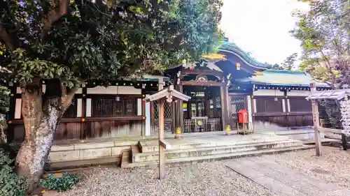 白金氷川神社の本殿・本堂