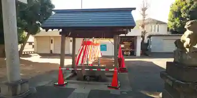 駒留八幡神社の手水舎