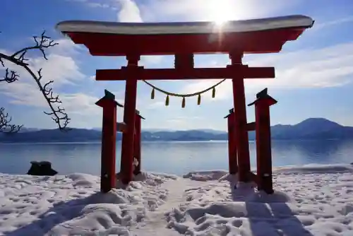 御座石神社の鳥居