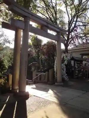 真田山 三光神社の鳥居