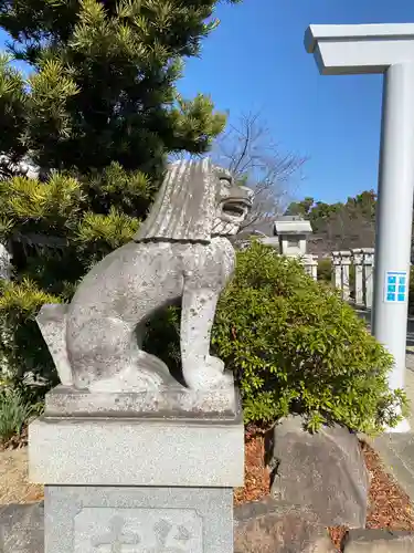 比佐豆知神社の狛犬