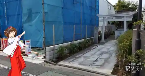 大下稲荷神社の鳥居