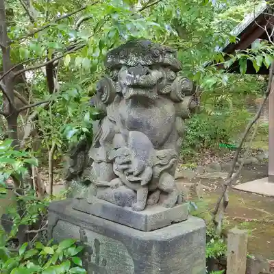 赤坂氷川神社の狛犬