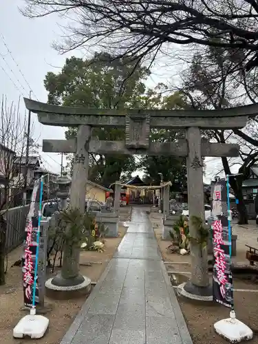 布忍神社の鳥居