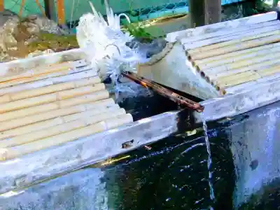 諏訪神社の手水舎
