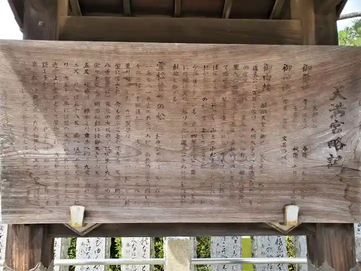 曽根天満宮の歴史