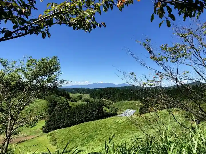 祖母嶽神社の周辺