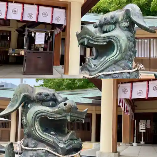 三重縣護國神社の狛犬