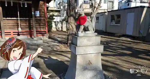 稲荷神社の狛犬