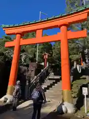 穴八幡宮の鳥居