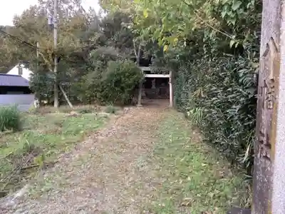 八幡社（鹿乗町）の鳥居