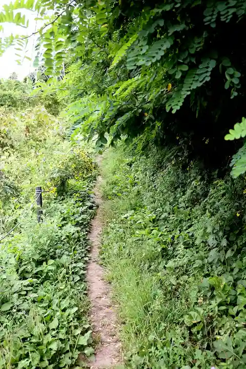 虻田神社の自然