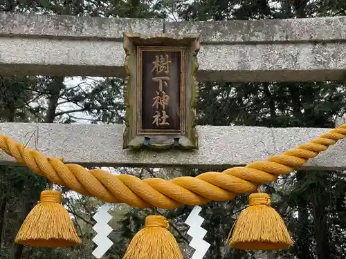 樹下神社（今浜）(滋賀県)